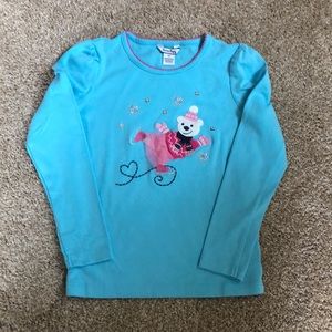 NWOT Hart-strings 6x Iceskating Bear shirt